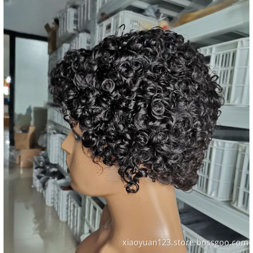 wholesale straight body wave deep wave water wave curly Machine made human hair wigs